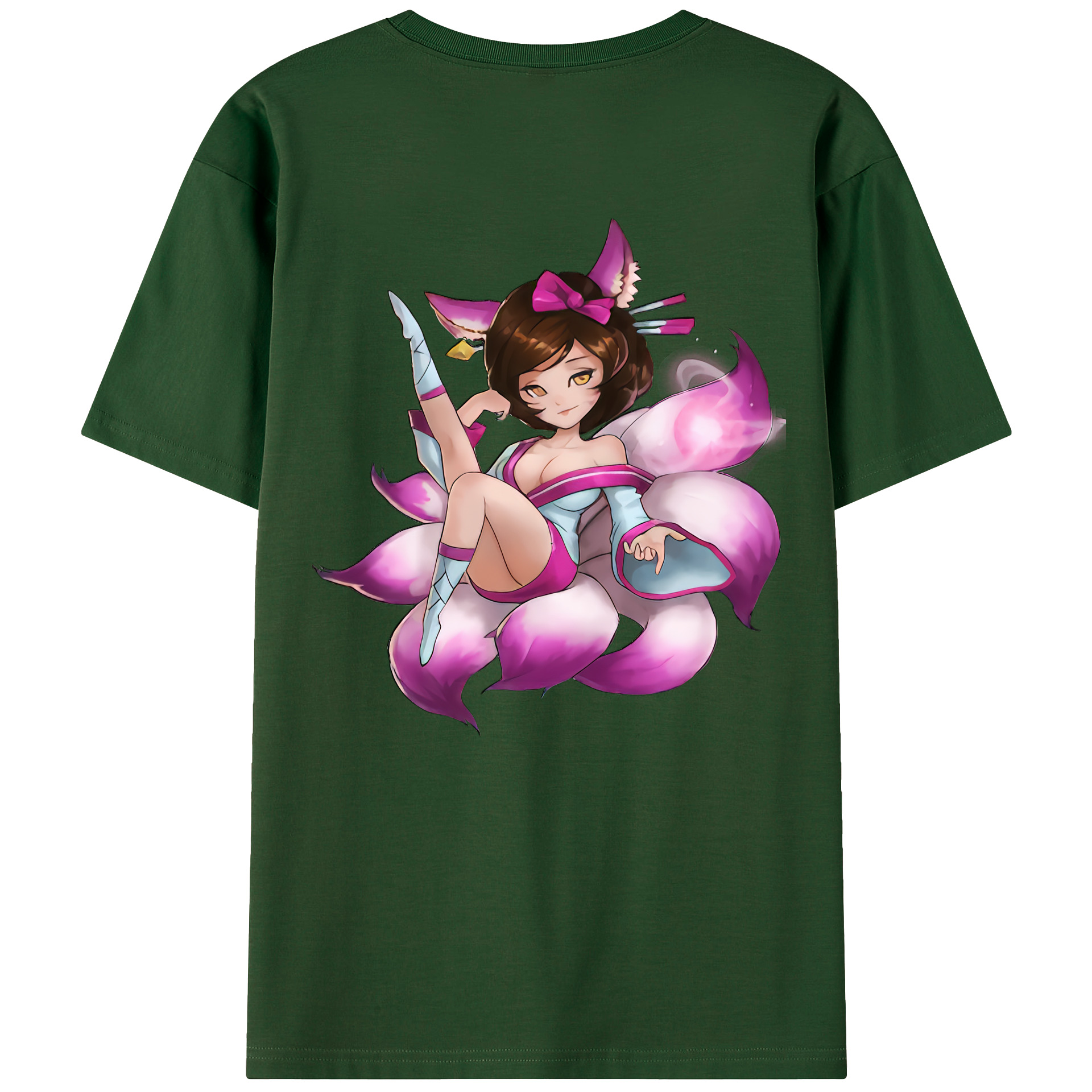 リーグ・オブ・レジェンド League of Legends LOL 綿100％半袖Tシャツ（背面プリント）